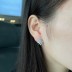 Shiny Zirconia Wedding Stud Earring 40200286