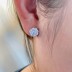 Shiny Octagon Zirconia Party Stud Earring 40200288