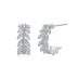 Zirconia Leaves Stud Earring 40200295