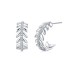 Zirconia Leaves Stud Earring 40200300