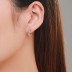 Zirconia Leaves Stud Earring 40200300