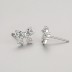 Lovely Zirconia Bow Stud Earring 40200305