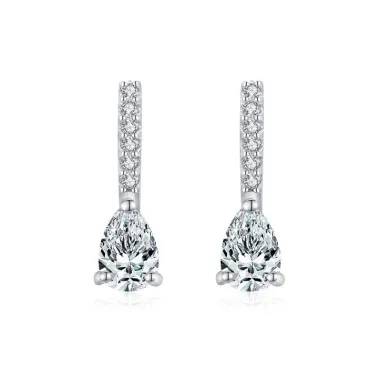 Lovely Waterdrop Zirconia Stud Earring 40200306