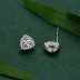 Sparkle Triangle Zirconia Stud Earring 40200311