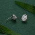 Sparkle Oval Zirconia Stud Earring 40200312