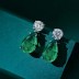 Shiny Waterdrop Zirconia Stud Earring 40200316