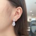 Shiny Waterdrop Zirconia Stud Earring 40200316