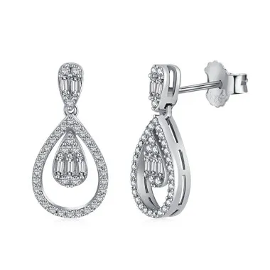 Waterdrop Zirconia Stud Earring 40200330