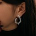 Shiny U Shape Zirconia Stud Earring 40200331
