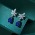 5A Waterdrop Zirconia Wedding Stud Earring 40200332