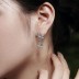 5A Waterdrop Zirconia Wedding Stud Earring 40200332