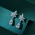 5A Waterdrop Zirconia Wedding Stud Earring 40200332