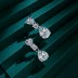 Luxury Zirconia Waterdrop Stud Earring 40200334