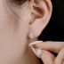 Zirconia Waterdrop Stud Earring 40200337