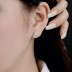 Vintage Rectangle Zirconia Stud Earring 40200338