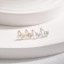 925 Sterling Silver Zirconia Heart Stud Earring 40200345