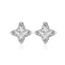 8A Four-pointed Star Zirconia Party Stud Earring 40200349