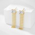 5A Zirconia Tassel Stud Earring 40200350