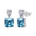 Luxury Zirconia Square Stud Earring 40200354