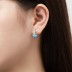 Luxury Zirconia Square Stud Earring 40200354
