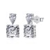 Luxury Zirconia Square Stud Earring 40200354