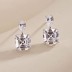 Luxury Zirconia Square Stud Earring 40200354