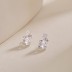 Luxury Zirconia Square Stud Earring 40200354