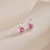 Luxury Zirconia Square Stud Earring 40200354