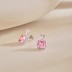 Luxury Zirconia Square Stud Earring 40200354