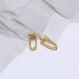 Unique Zirconia Chain Tassel Stud Earrings 40200360