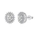 Vintage Oval Zirconia Stud Earrings 40200364