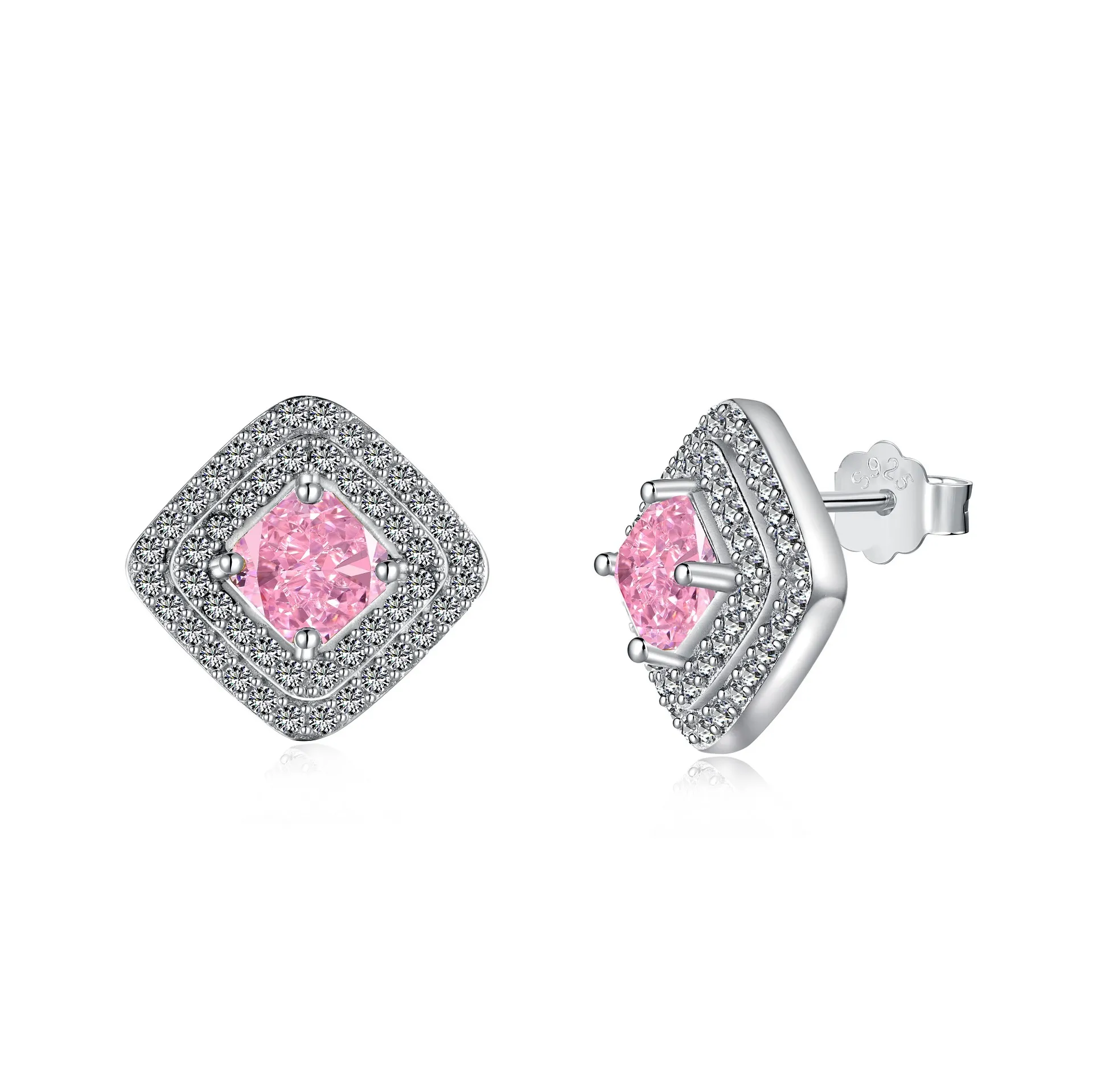 Sparkle Cluster 8A Zirconia Party Stud Earrings 40200366