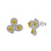 Cluster Teardrop Zirconia Party Stud Earrings 40200367