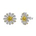 8A Zirconia Daisy Flower Stud Earrings 40200368