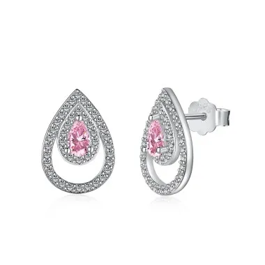 Elegant Teardrop Zirconia Party Stud Earrings 40200369