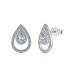 Elegant Teardrop Zirconia Party Stud Earrings 40200369