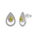Elegant Teardrop Zirconia Party Stud Earrings 40200369