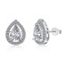 Vintage Teardrop Zirconia Party Stud Earrings 40200370