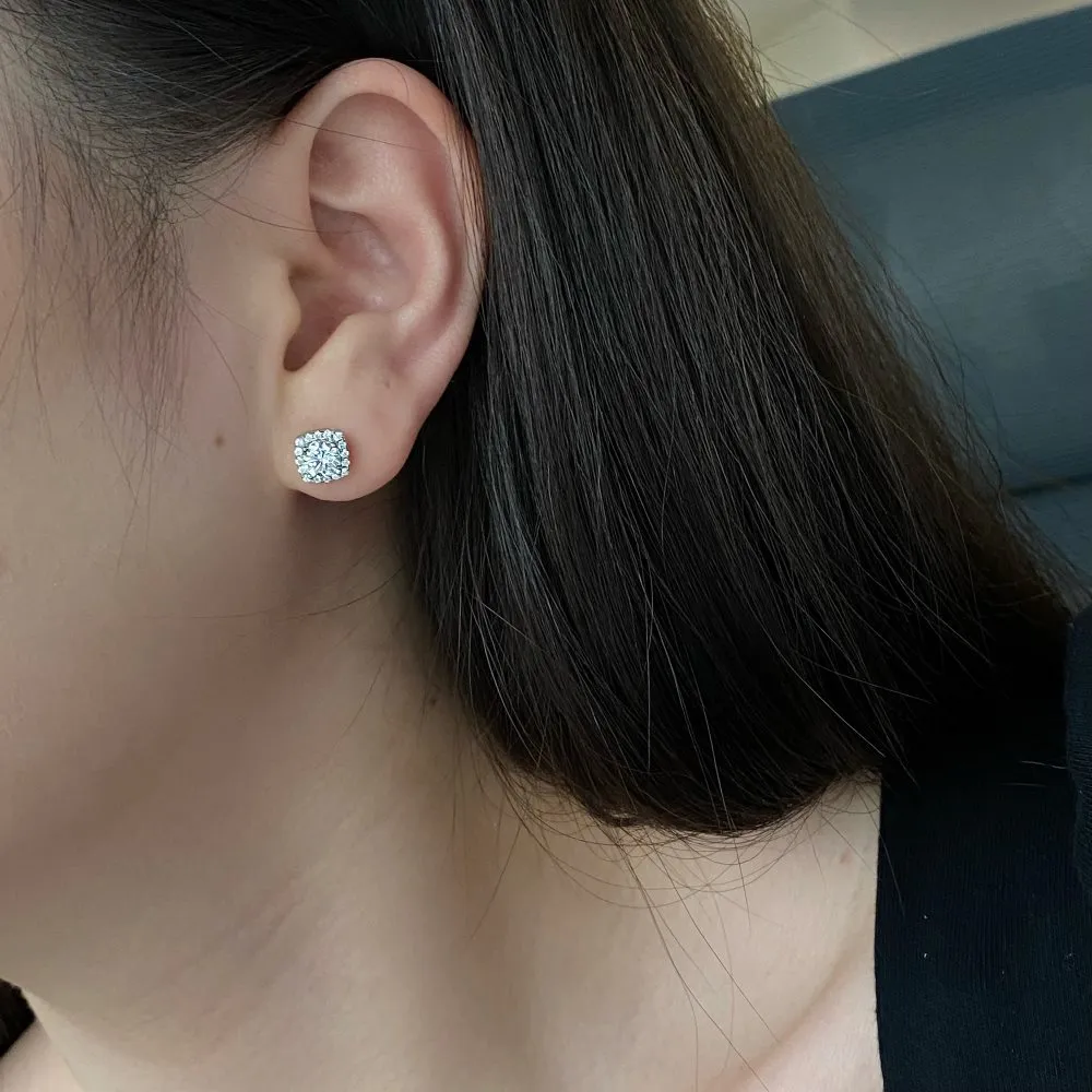 Minimalism 5A Zirconia Party Stud Earrings 40200375 - image1