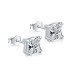 Minimalism 5A Square Zirconia Party Stud Earrings 40200376