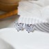 Sparkle 8A Heart Zirconia Wedding Party Stud Earrings 40200378