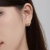 Vintage Evil Eye Zirconia Tassel Stud Earrings 40200379