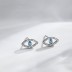 Evil Eye Blue Zirconia Stud Earrings 40200380