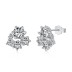 Sparkle Cluster Zirconia Party Stud Earrings 40200381