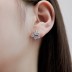 Sparkle Cluster Zirconia Party Stud Earrings 40200381