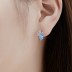 Sparkle Love Heart Zirconia Party Stud Earrings 40200382