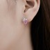 Sparkle Love Heart Zirconia Party Stud Earrings 40200382