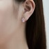 Sparkle Love Heart Zirconia Party Stud Earrings 40200382