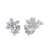 Sparkle Love Heart Zirconia Party Stud Earrings 40200382