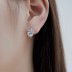 Sparkle Love Heart Zirconia Party Stud Earrings 40200382